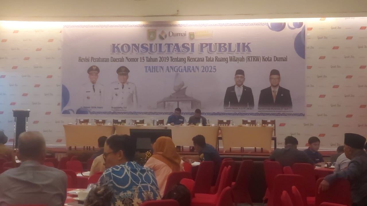 Konsultasi Publik Revisi Perda no 15 tahun 2019 Tentang RTRW Kota Dumai